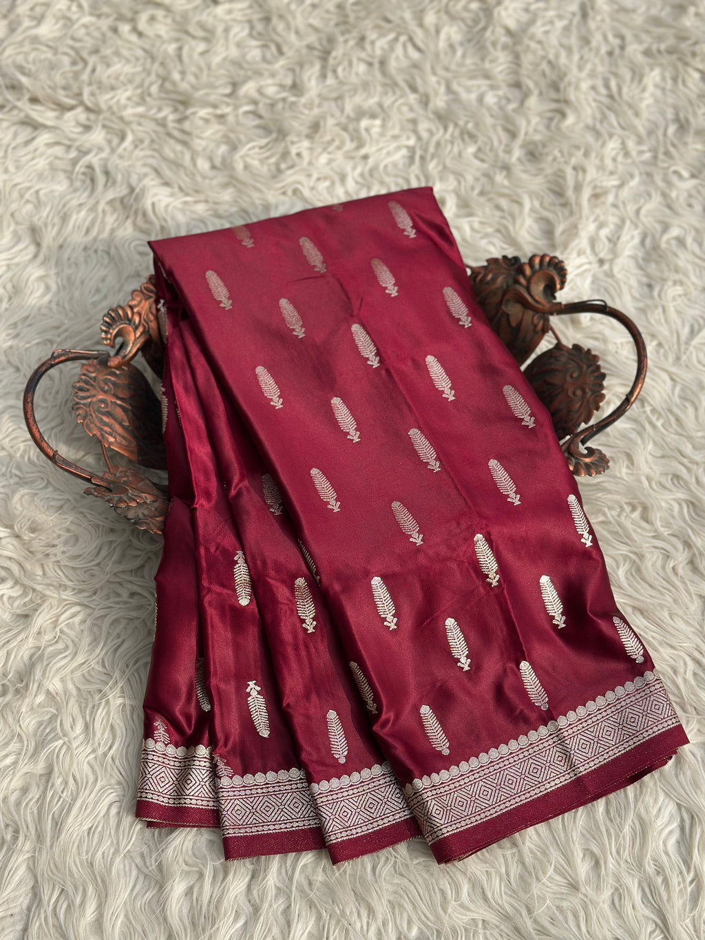 Banarasi katan mashru silk saree
