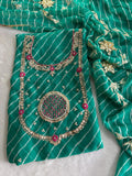 Designer Georgette Suit Set with Gota Patti Work