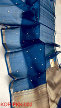 Pure Handloom banarasi  kora Silk Saree