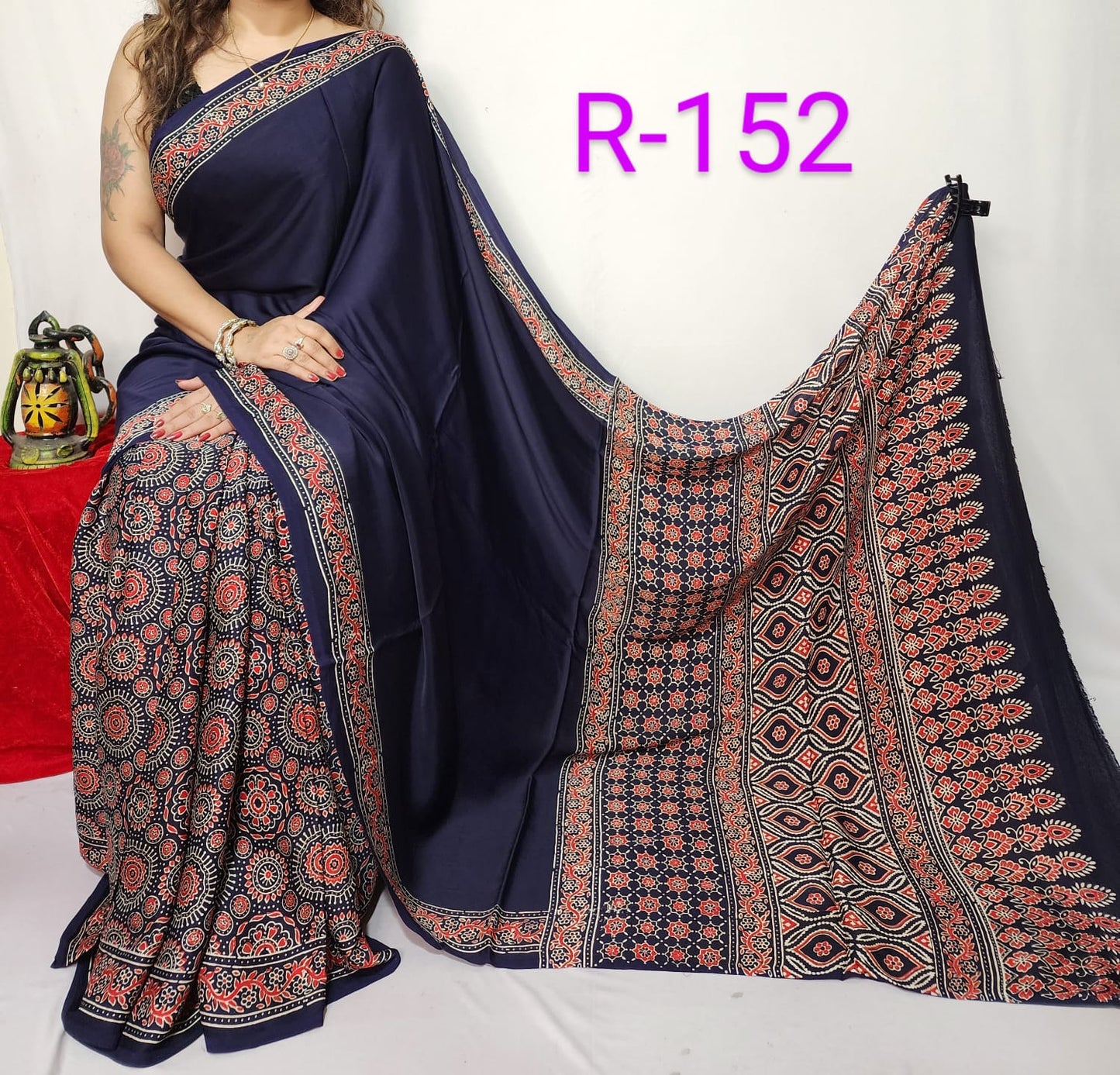 Pure Modal Silk Saree with blouse