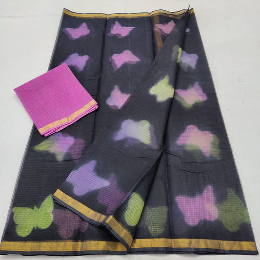 Kota Doriya Print saree with blouse