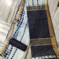 Pure Cotton Silk Mangalagiri  Saree With  Blouse .