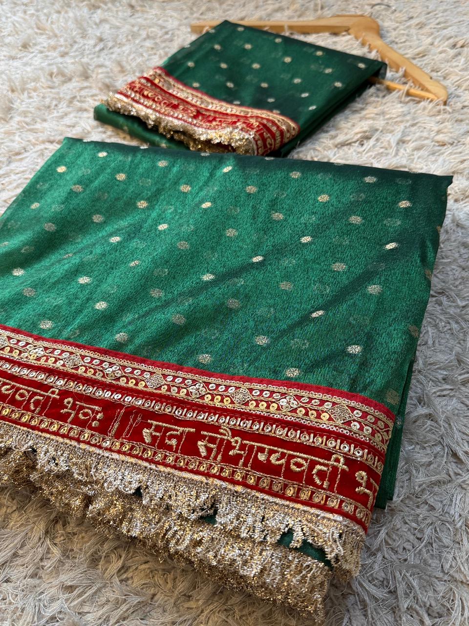 Banarasi Tissue Silk Saree With Blouse