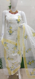 Beautiful kota cotton block print 2 Pic Unstitched suit
