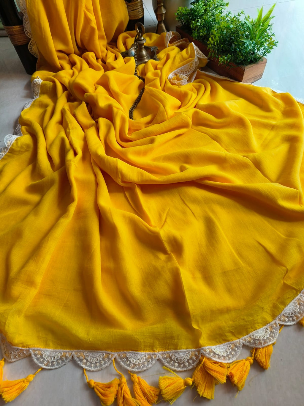 Beautiful Cotton Mulmul  Saree
