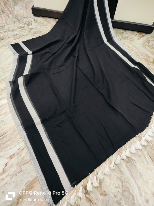 Beautiful Cotton Mulmul  Saree