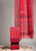 Pure Cotton Hand Block Print Suit With Kota Doriya Dupatta
