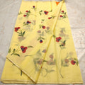 Beautiful kota cotton hand brush print work saree