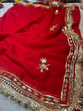 Beautiful Georgette Gota  Patti  Work Saree
