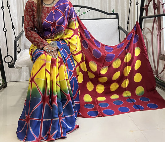 Pure Modal Silk Saree with blouse