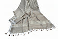 Pure Linen By Linen  Saree With  Blouse