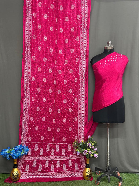 Pure Modal Silk Saree with blouse