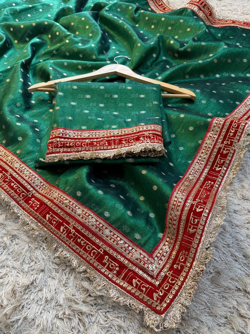 Banarasi Tissue Silk Saree With Blouse