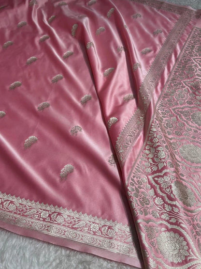 Banarasi katan mashru silk saree