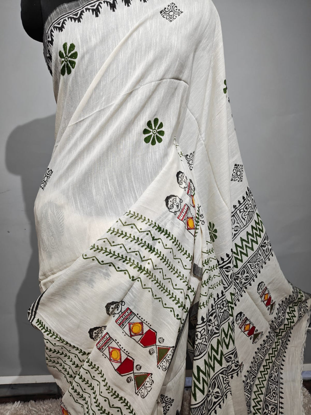 khaddi Cotton Silk Saree