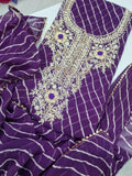 Designer Georgette Suit Set with Gota Patti Work