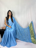 Pure Modal Silk Saree with blouse