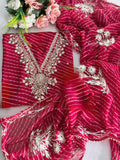 Designer Georgette Suit Set with Gota Patti Work