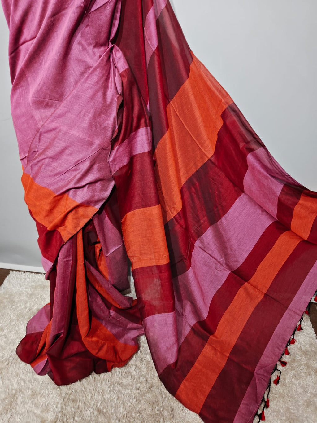 khaddi Cotton Silk Saree