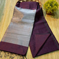 Handloom silk cotton With pallu zari work With blouse