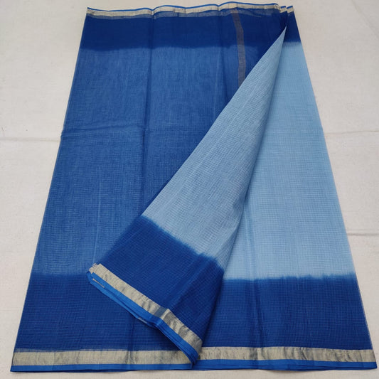 Kota Cotton Plain Dye Saree