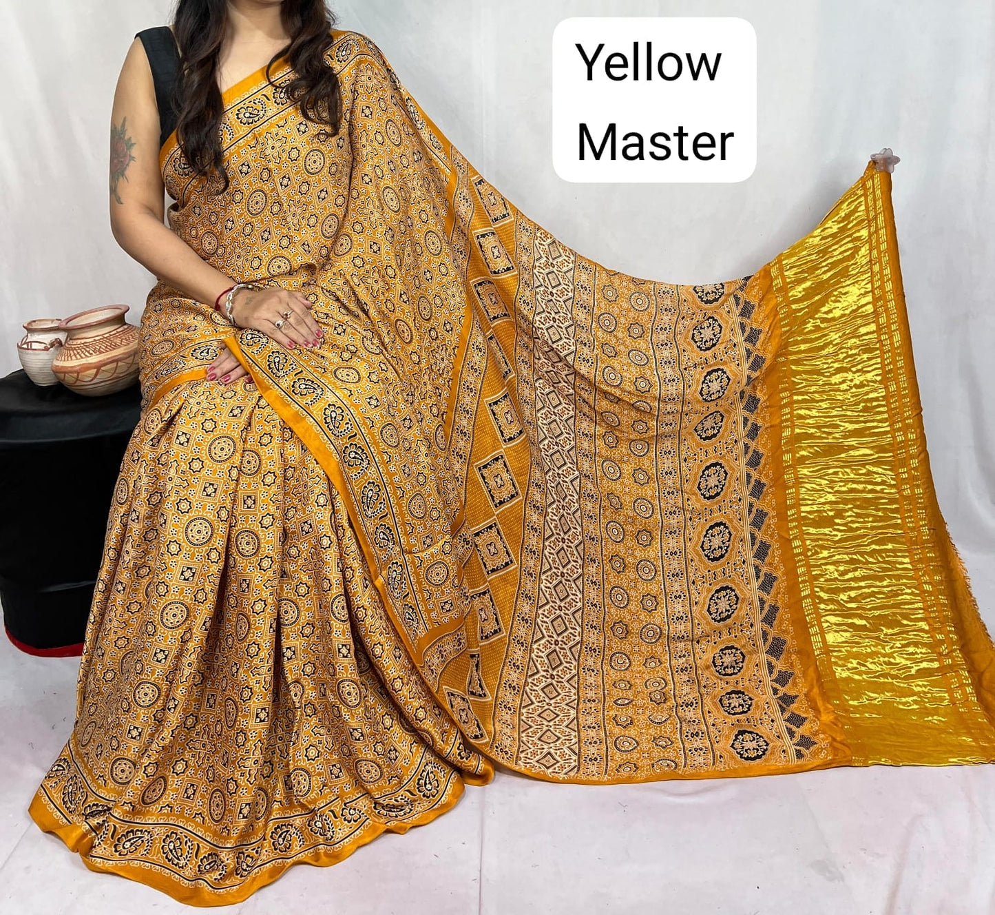 Pure Modal Silk Saree with blouse