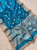 Banarasi Tissue Silk Saree With lace work border