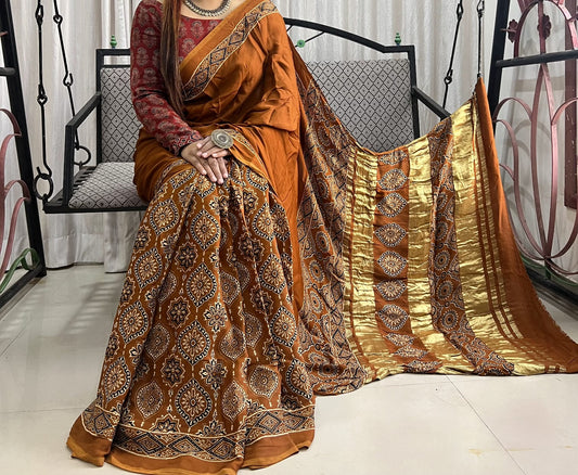 Pure Modal Silk Saree with blouse