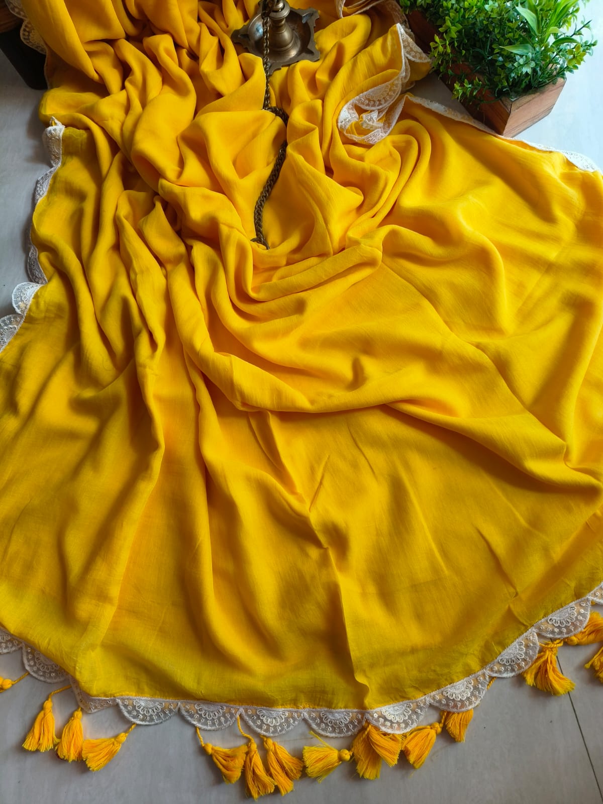 Beautiful Cotton Mulmul  Saree