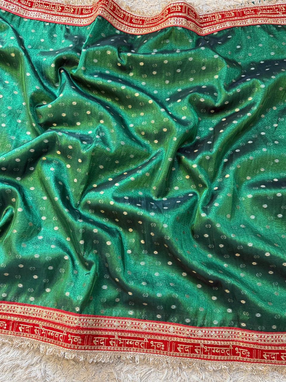 Banarasi Tissue Silk Saree With Blouse