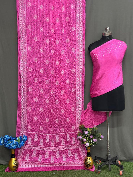Pure Modal Silk Saree with blouse