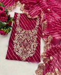 Designer Georgette Suit Set with Gota Patti Work