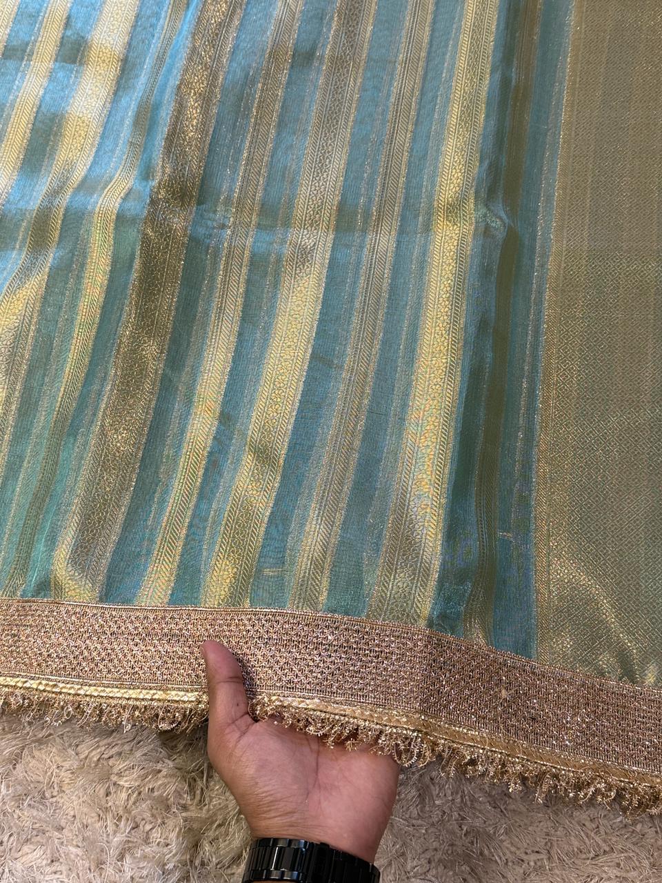 Banarasi Tissue Silk Saree With Blouse