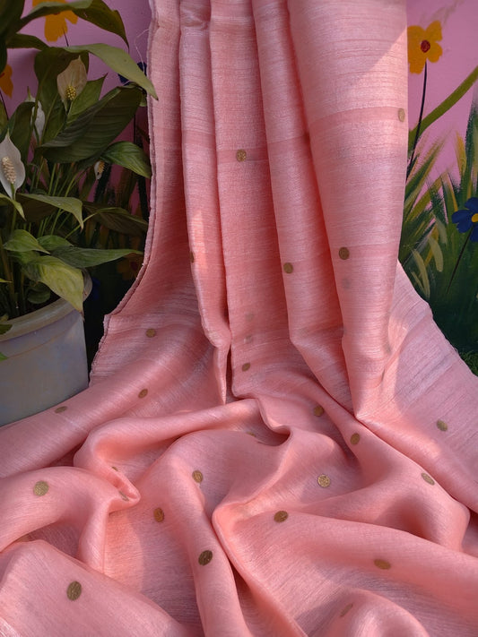 Bengal Handloom Pure Matka Silk Saree With ( Silk Mark Certified)