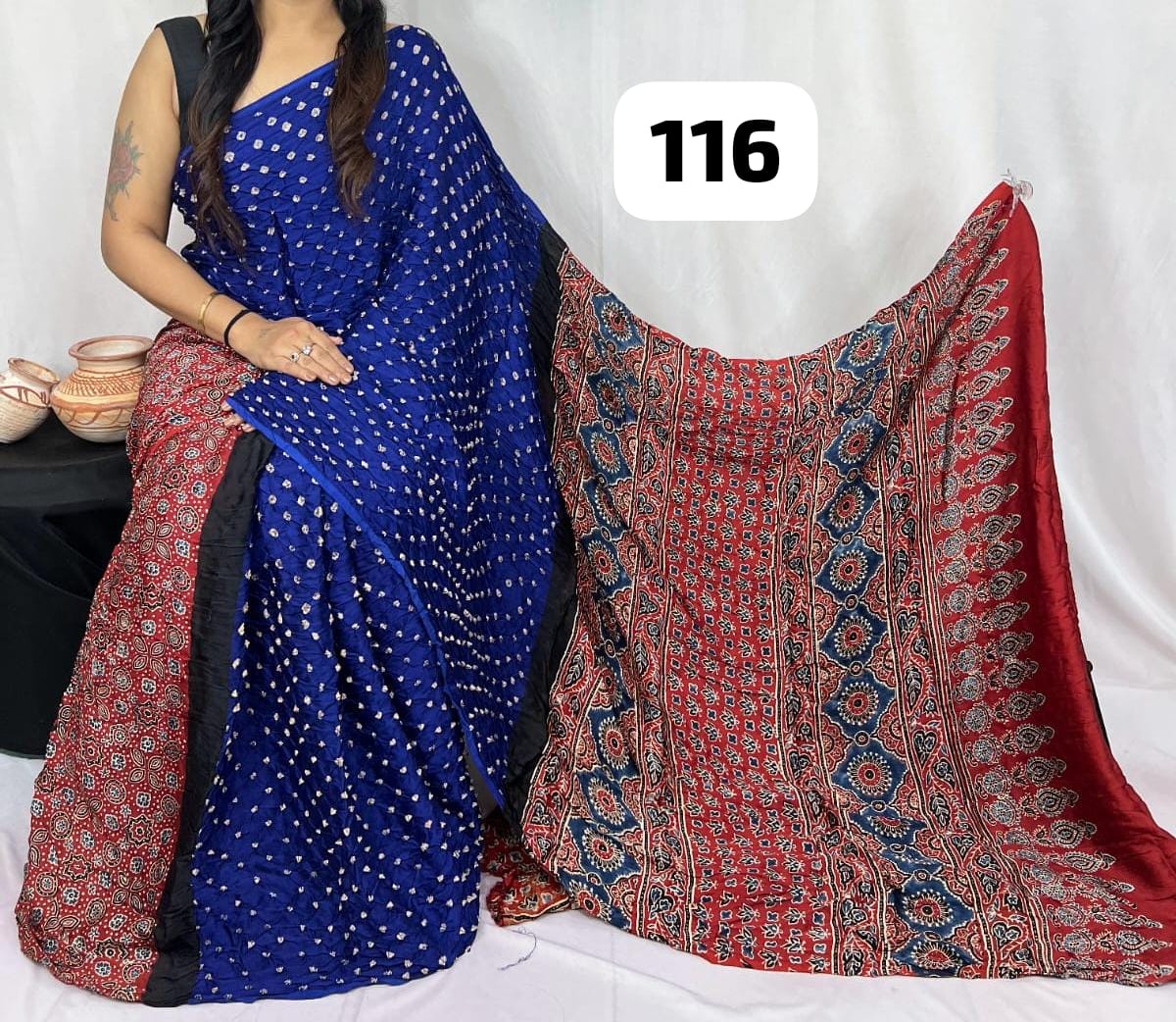 Pure Modal Silk Saree with blouse