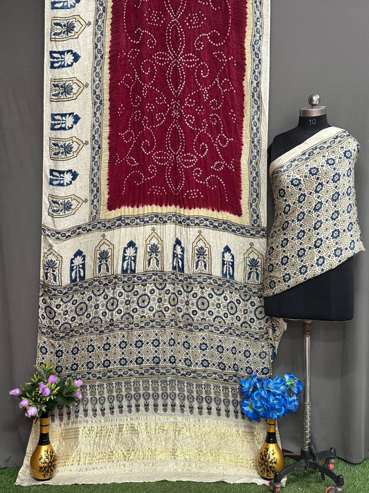 Pure Modal Silk Saree with blouse