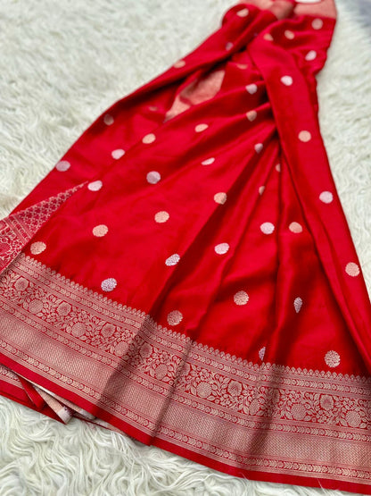 Banarasi katan mashru silk saree