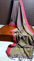 Bengal Handloom Pure Cotton saree with beautiful hand weaved work