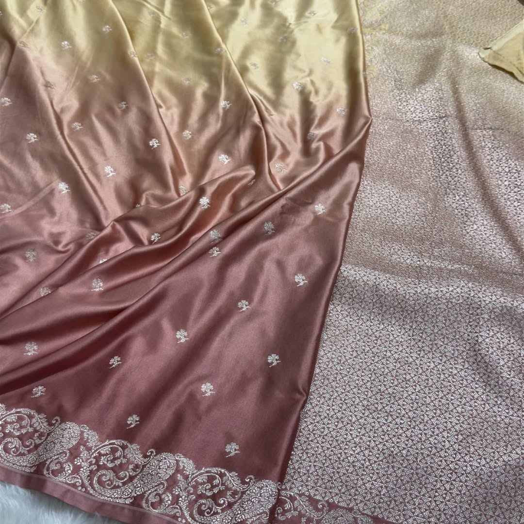 Banarasi katan mashru silk saree