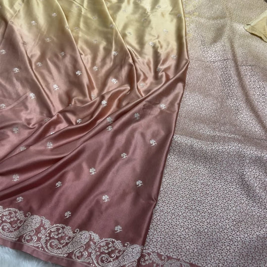 Banarasi katan mashru silk saree