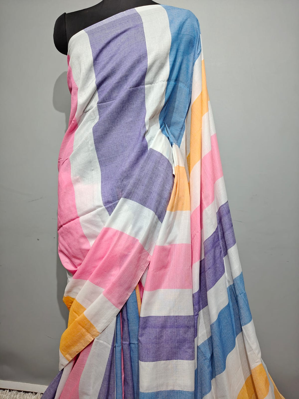 khaddi Cotton Silk Saree