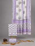 Exclusive new hand block printed cotton suits with cotton duptta
