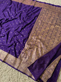 Handloom Banarasi Semi khaddi Chiffon Georgette Soft Silk Saree