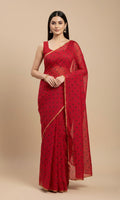 Pure Jaipuri Chiffon Saree