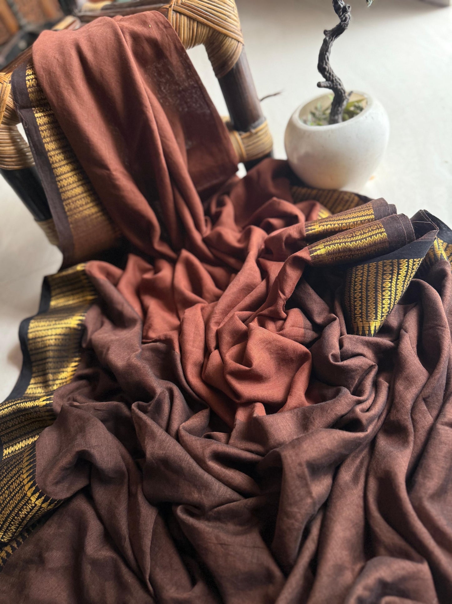 Beautiful Cotton Mulmul  Saree