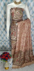 BHAGALPURI   KATAN MADHUBANI PRINT UNSTITCHED SUIT