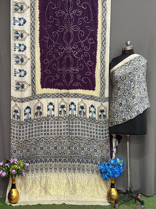 Pure Modal Silk Saree with blouse