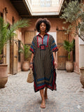 Pure Modal Silk Handblock Printed Kaftans Stitched suit