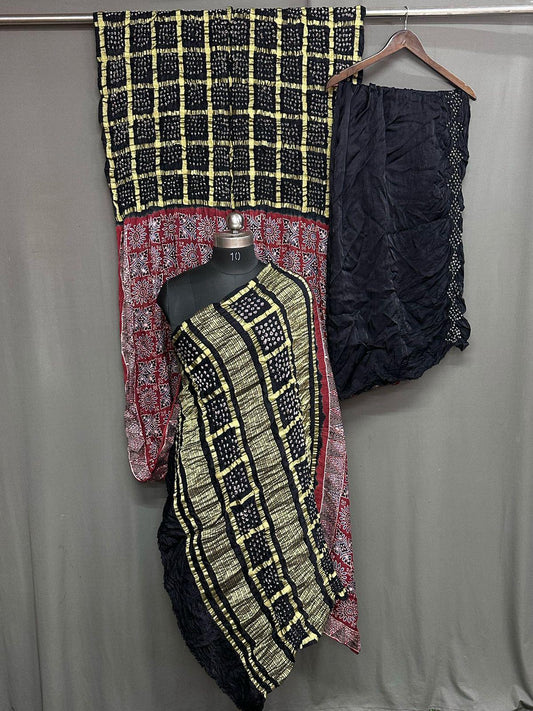 Pure Modal Silk Saree with blouse