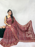 Pure Modal Silk Saree with blouse